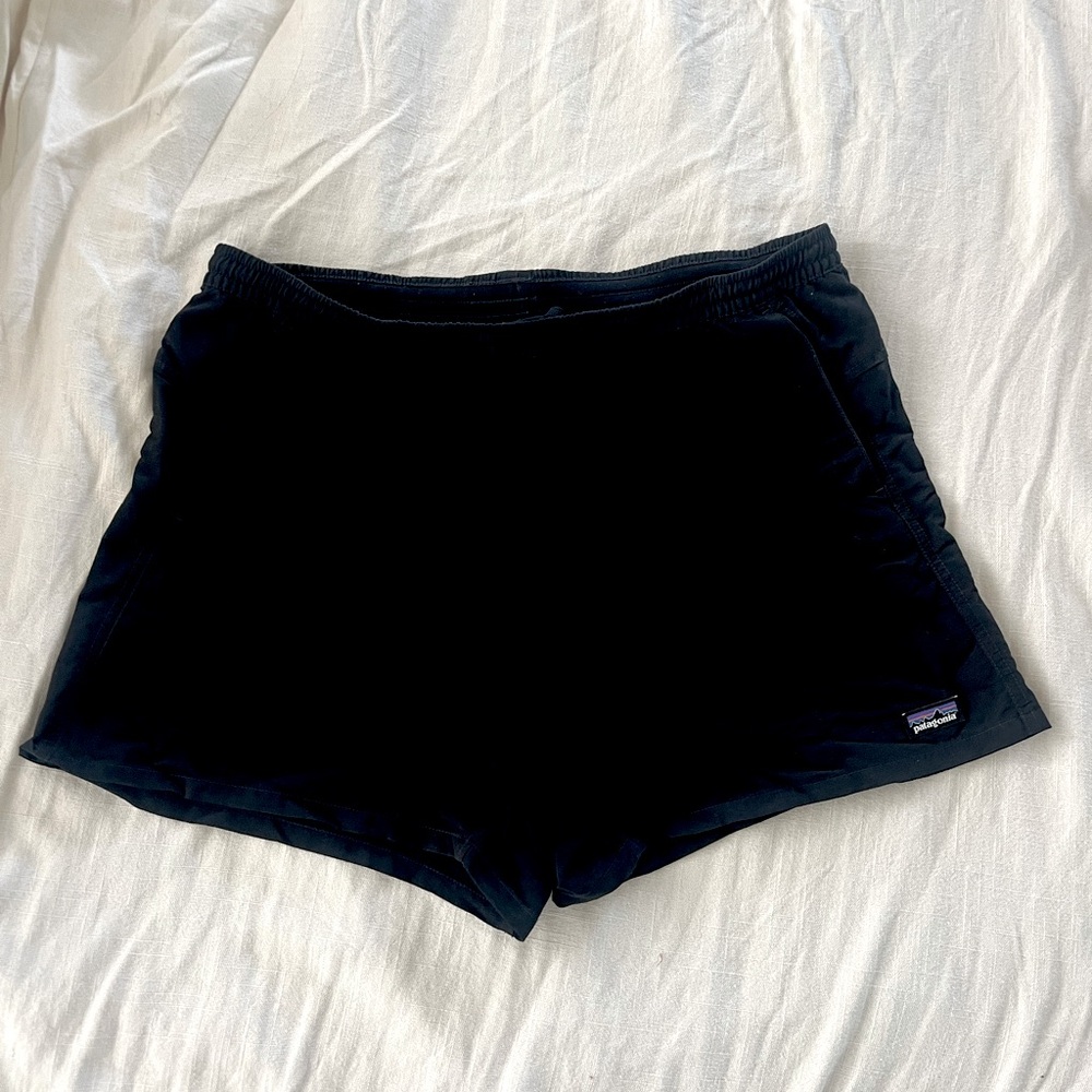Patagonia Baggies Shorts - WOMENS - size medium - M - BLACK